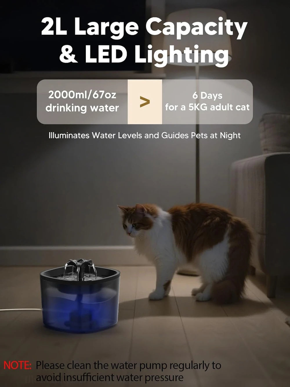 Automatic Cat Feeder Water Fountain