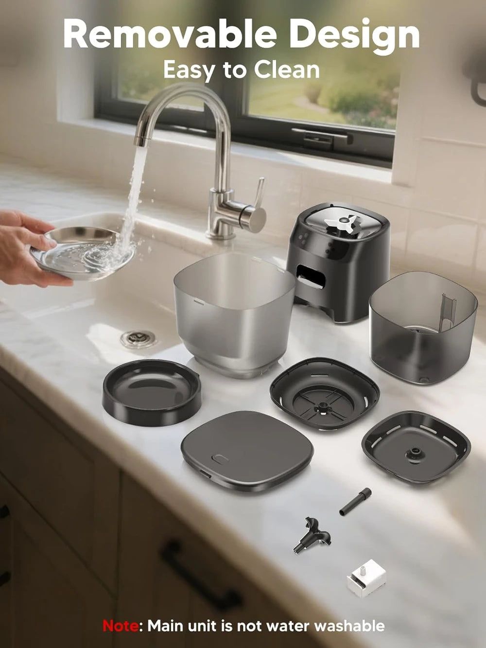 Automatic Cat Feeder Water Fountain